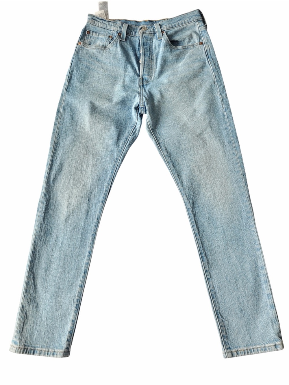 ✅Levi's premium denim classic 501 model High-Rise Light Blue Women's Jeans sz 27